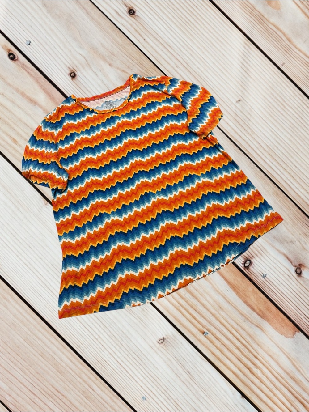 Me Undies 3X chevron micro modal PJ tee